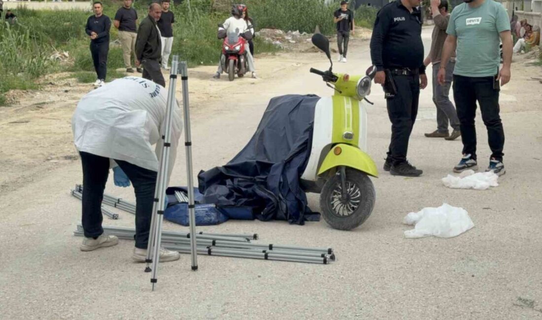 Adana’nın Sarıçam ilçesinde, motosiklet sürerken tabanca ile vurularak öldürülen bir