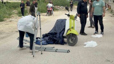 Adana’nın Sarıçam ilçesinde, motosiklet sürerken tabanca ile vurularak öldürülen bir