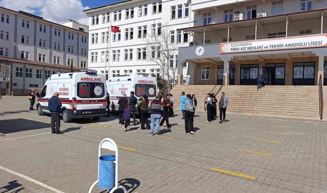 Adıyaman’da bulunan bir okulda eğitim gören 3 öğrenci, evden getirdikleri