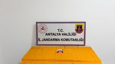 Antalya Valiliği Jandarma Komutanlığı tarafından Alanya ilçesinde uyuşturucuyla mücadele operasyonunda