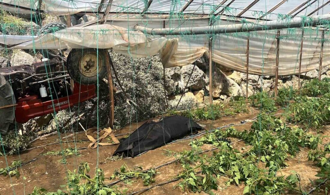 Alanya ilçesinde traktör kazasında hayatını kaybeden genç sürücünün cenazesi, ailesi