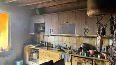 Çorum’un Sungurlu ilçesinde bir ev yangını meydana geldi ve itfaiye