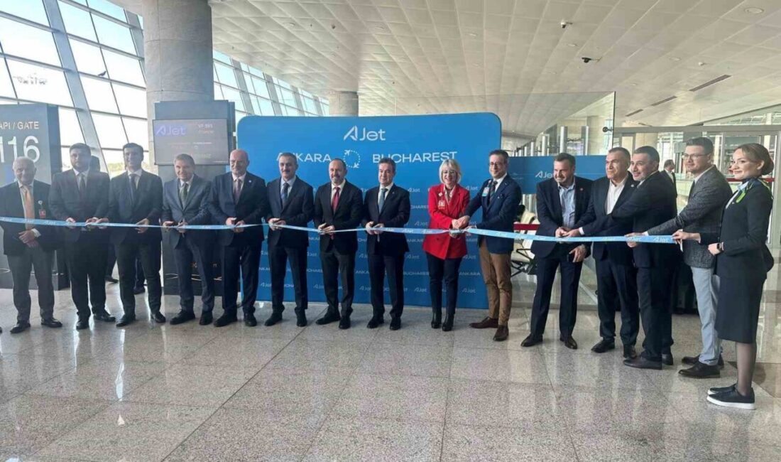 Ankara Esenboğa Havalimanı’ndan Romanya’nın başkenti Bükreş’e uçuşlar düzenleyen AJet’in seferleri