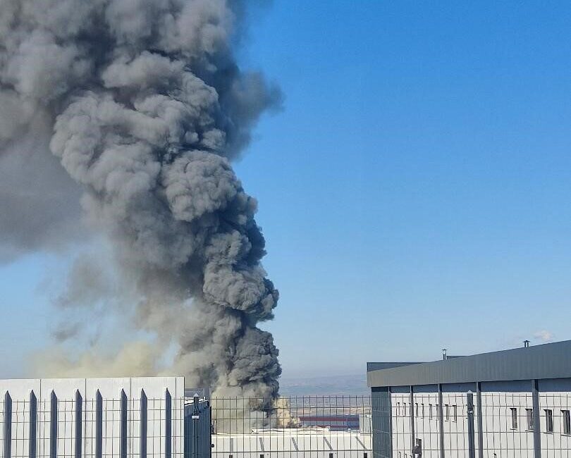 Ankara’nın Sincan ilçesinde bulunan bir fabrikada yangın çıktı. Olay, Temelli