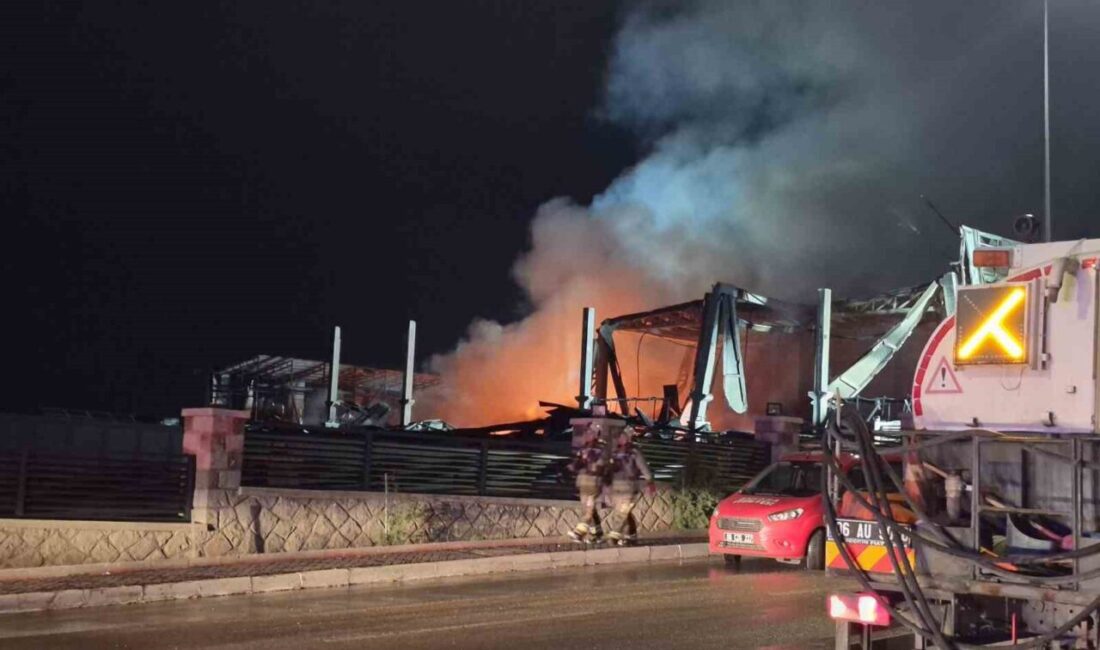 Ankara’nın Sincan ilçesinde yer alan bir ilaç fabrikasında meydana gelen