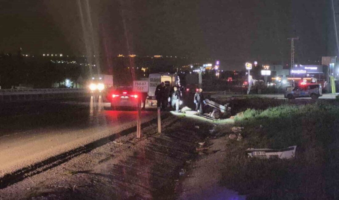 Ankara’nın Gölbaşı ilçesinde meydana gelen bir trafik kazasında, kontrolü kaybeden