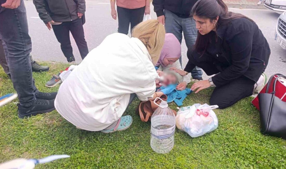 Manavgat ilçesinde, karşıya geçmeye çalışan 5 yaşındaki çocuk, ani bir