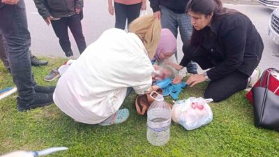 Manavgat ilçesinde, karşıya geçmeye çalışan 5 yaşındaki çocuk, ani bir