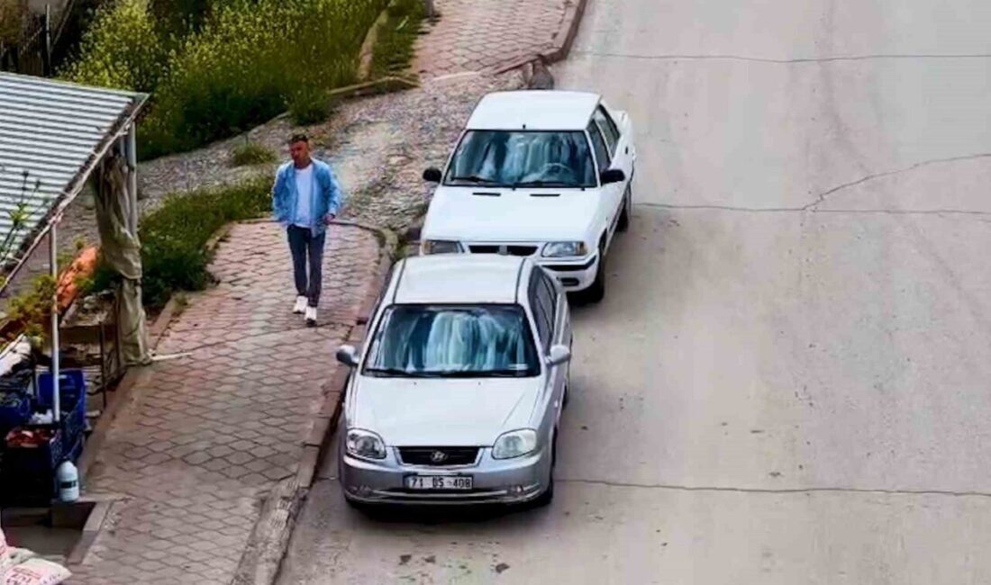 Kırıkkale’de, trafik denetimine yakalanan ehliyetsiz bir sürücü, polis dronu tarafından