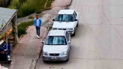 Kırıkkale’de, trafik denetimine yakalanan ehliyetsiz bir sürücü, polis dronu tarafından