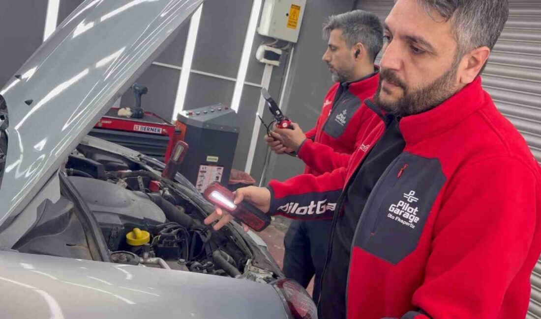 Elazığ’da, bir satıcı ve alıcı, araçlarını oto ekspertizden geçirdiklerinde büyük