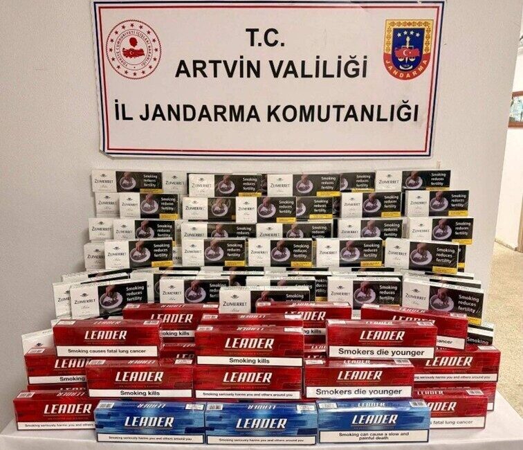 Artvin’de, Mart ayında Jandarma ekipleri tarafından yapılan operasyonlarda 9 bin