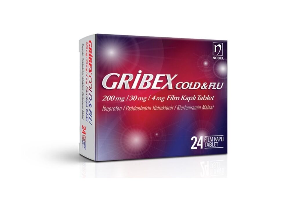 GRİBEX COLD & FLU 200 Mg 30 Mg 4 Mg Film Kaplı Tablet - Simbians