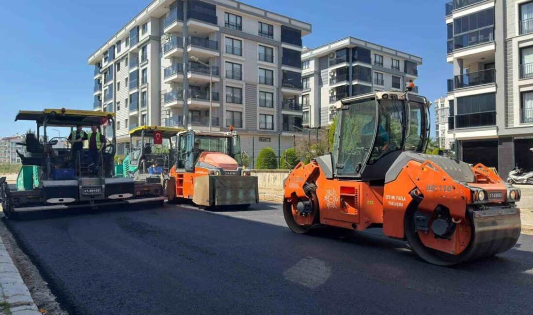 Aydın Büyükşehir Belediyesi, Efeler ilçesinde de yürütülen yol yenileme çalışmalarına