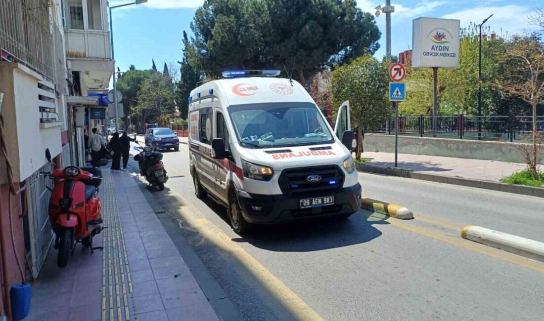 Efeler ilçesinde bir kurye, Hasanefendi Mahallesi Kızılay Caddesi’nde seyir halindeyken