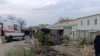 Bandırma ilçesinde meydana gelen trafik kazasında, adı belirtilmeyen bir sürücü