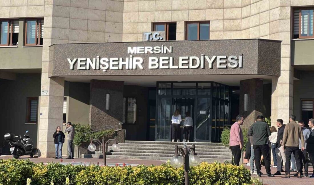 Mersin’in merkez ilçesi Yenişehir Belediyesi hakkında yürütülen soruşturma kapsamında gerçekleştirilen