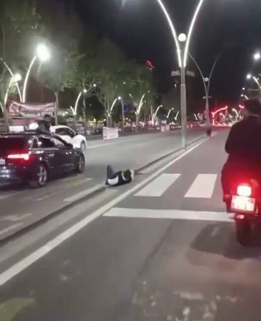 Batman kent merkezinde akşam saatlerinde yaşanan olayda, doğal yaşam alanında