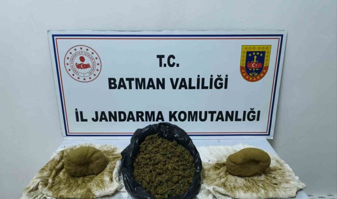Batman’da jandarma ekipleri tarafından düzenlenen operasyonda 4 şüpheli tutuklandı. İl