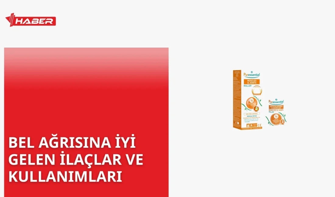 Bel ağrısına iyi gelen ilaçlar arasında NSAID'ler, parasetamol ve kas