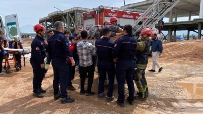 Kocaeli’nin İzmit ilçesinde bir inşaatta meydana gelen kaza sonucunda bir