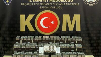 Bilecik’te, Kaçakçılık ve Organize Suçlarla Mücadele Şube Müdürlüğü ekipleri tarafından