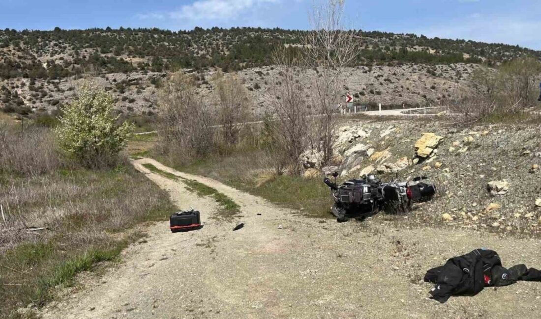 Bilecik’in Gölpazarı ilçesinde bir motosiklet kazası meydana geldi ve sürücü
