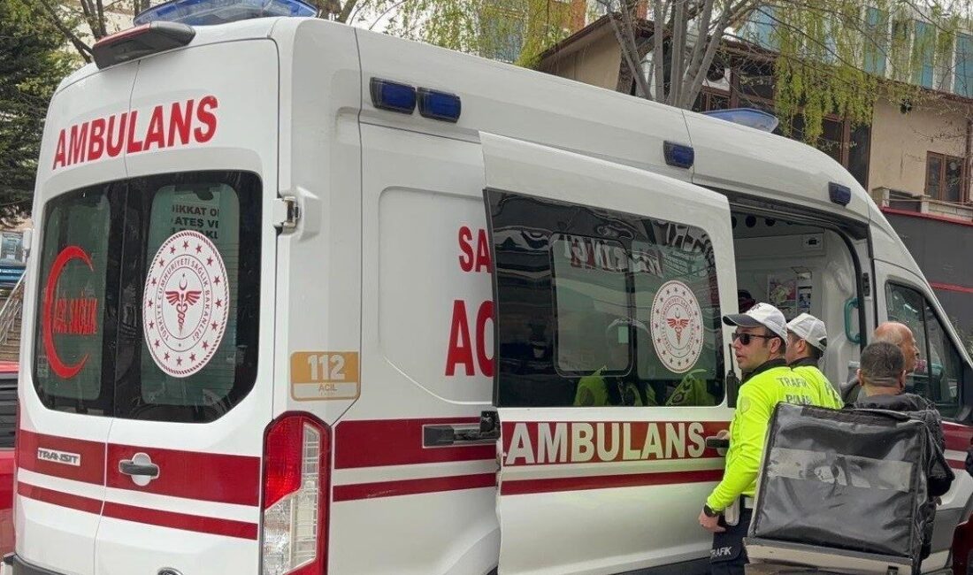 Bilecik ilinde yaşanan bir trafik kazasında, bir motosikletin bir yayaya