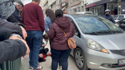 Bilecik’te bir şahıs, Tevfik Bey Caddesi’nde otomobil çarpması sonucu yaralandı.