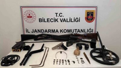 Bilecik’in Söğüt ilçesinde jandarma ekipleri tarafından gerçekleştirilen operasyonlarda, 35 tarihi
