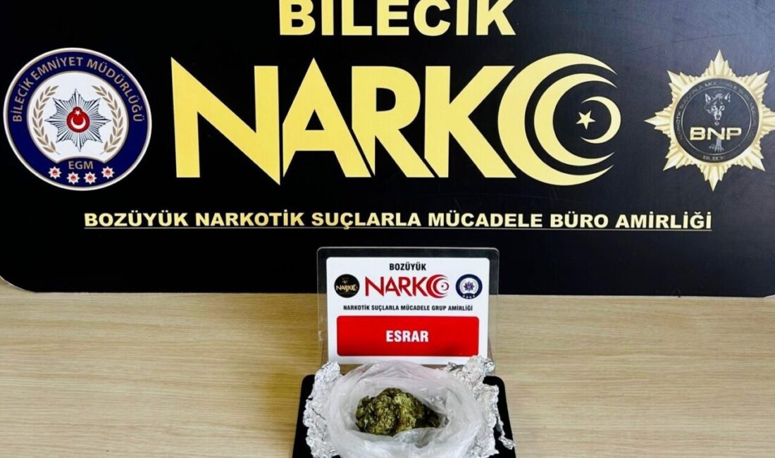 Bozüyük ilçesindeki bir uyuşturucu operasyonunda bir kişinin gözaltına alındığı bildirildi.