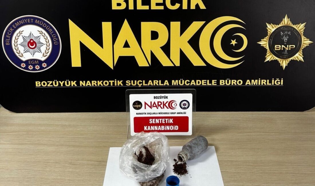 Bozüyük ilçesinde gerçekleşen bir uyuşturucu operasyonunda bir kişi tutuklandı. Bilecik