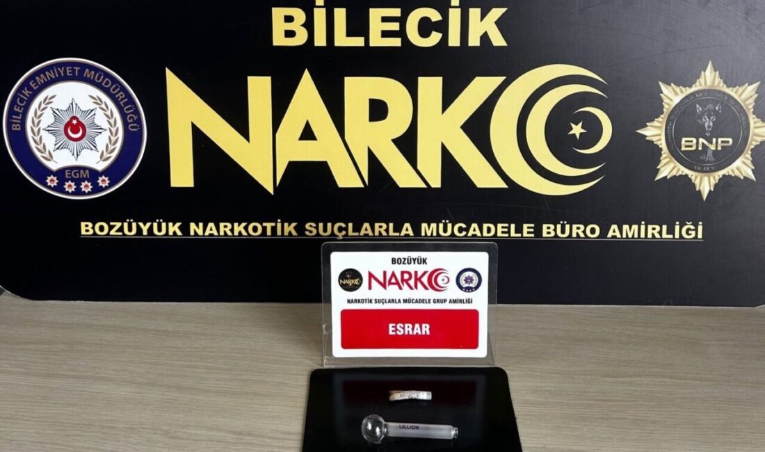 Bilecik’te gerçekleştirilen uyuşturucu operasyonunda bir kişi gözaltına alındı. Bilecik İl