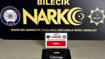 Bilecik’te gerçekleştirilen uyuşturucu operasyonunda bir kişi gözaltına alındı. Bilecik İl