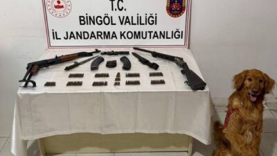 Bingöl’ün Karlıova ilçesinde jandarma ekipleri tarafından gerçekleştirilen bir operasyonda silah