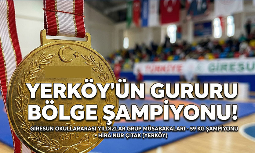 Yerköy Atatürk İmam Hatip Ortaokulu öğrencisi Hira Nur Çıtak, Giresun’da