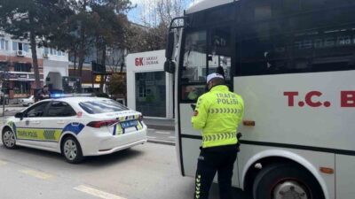 Bolu’da son bir hafta içerisinde trafik kurallarını ihlal eden bin