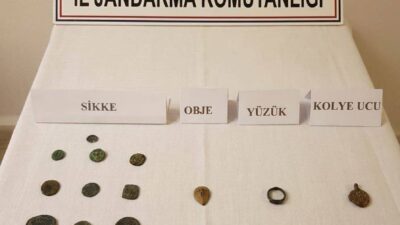 Aydın’ın Bozdoğan ilçesinde tarihi eser kaçakçılığına yönelik düzenlenen operasyonda 4
