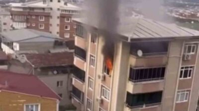Bursa’da bir apartman dairesinde meydana gelen yangın büyük bir paniğe