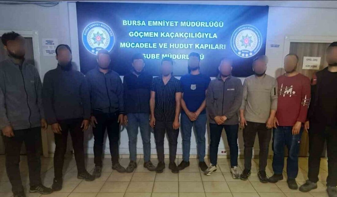 Bursa’da gerçekleştirilen bir operasyonda, 2 iş yeri ve bir araçta
