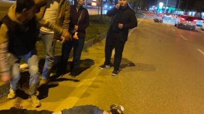 Bursa’nın Karacabey ilçesinde bir motosiklet kazası meydana geldi ve sürücü