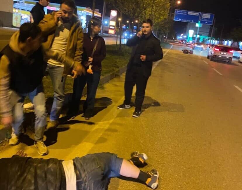 Bursa’nın Karacabey ilçesinde bir motosiklet kazası meydana geldi ve sürücü