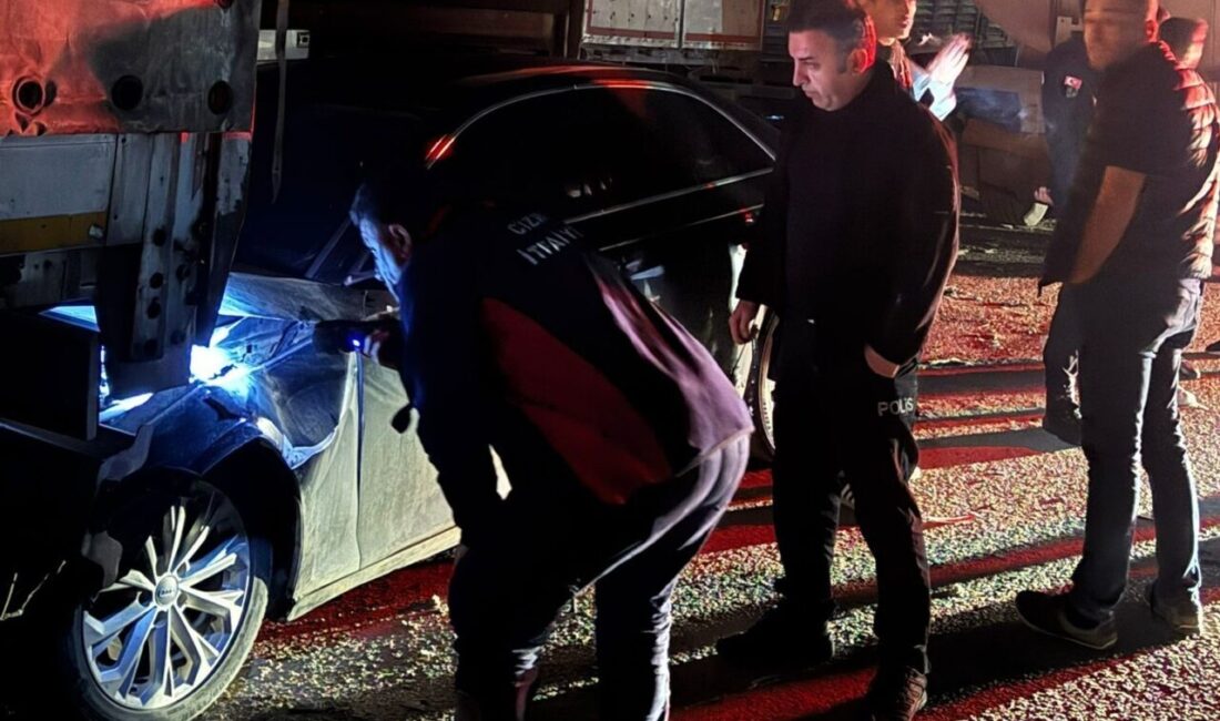 Şırnak’ın Cizre ilçesinde geri manevra yapan bir tırın, park halindeki