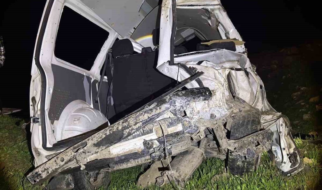 Şırnak’ın Cizre ilçesinde meydana gelen trafik kazasında, sürücüsünün aracın kontrolünü