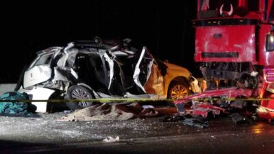 Antalya-Isparta karayolunda gerçekleşen trafik kazasında 1 ölü ve 4 yaralı