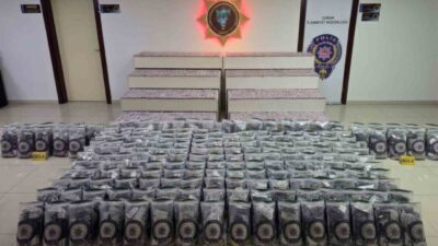 Çorum’un Osmancık ilçesinde polis ekipleri tarafından gerçekleştirilen operasyonda, şüpheli bir