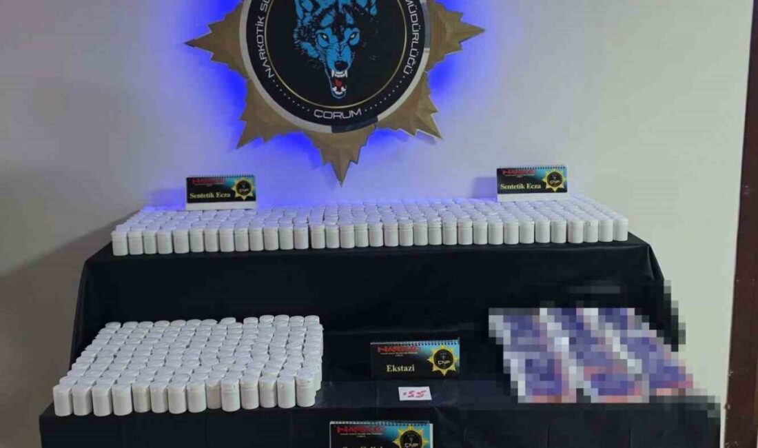 Çorum’da polis ekipleri tarafından uyuşturucu satışı yaptığı belirlenen 15 kişi