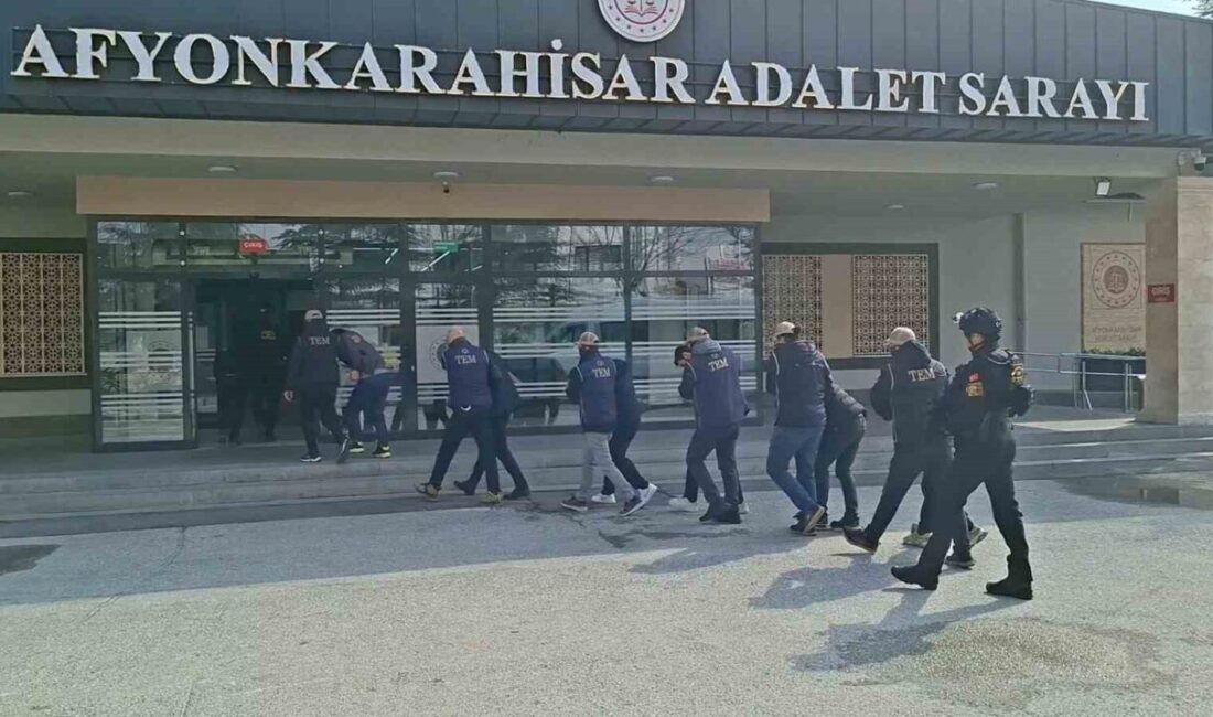 DEAŞ terör örgütüne yönelik gerçekleştirilen operasyon sonucunda Afyonkarahisar merkezli iki