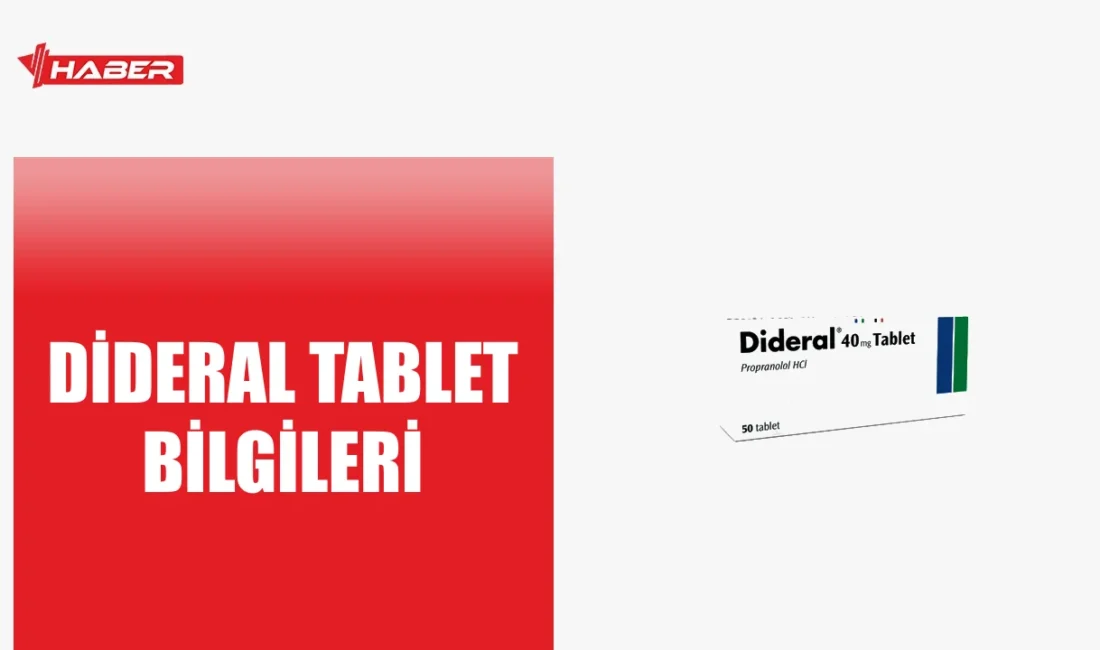 Dideral nedir, ne işe yarar, nasıl kullanılır? Yan etkileri ve