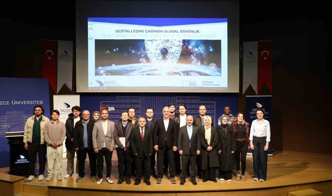 Düzce Üniversitesi’nin düzenlediği etkinlikte, “Dijitalleşme Çağında Ulusal Güvenlik: Yeni Cepheler,